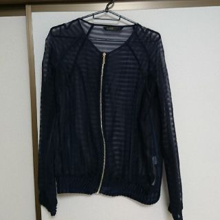 ザラ(ZARA)のZARA BASICシースルーブルゾン(ブルゾン)