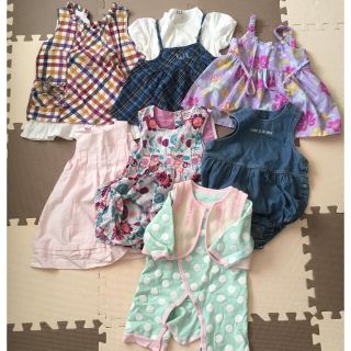 チップトリップ(CHIP TRIP)の60〜90センチ 女の子 ベビー服キッズ服 ロンパース ワンピース(ワンピース)