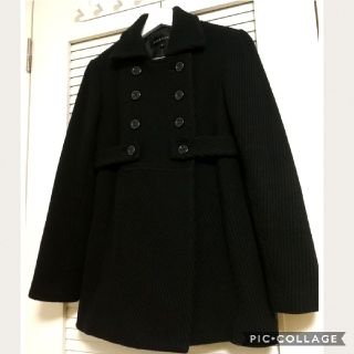 ジルスチュアート(JILLSTUART)の格安美品☆JILL STUARTウールAラインコート☆ジルスチュアートピーコート(その他)