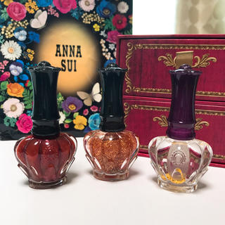 アナスイ(ANNA SUI)の【新品】ANNA SUI ネイルカラー 3色 BOX(マニキュア)