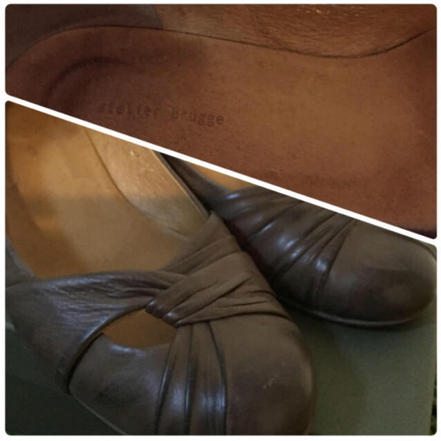 atelier brugge(アトリエブルージュ)のatelier brugge アトリエブルージュ アンティークヒール レディースの靴/シューズ(ハイヒール/パンプス)の商品写真