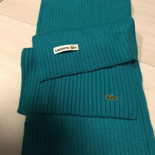 ラコステ(LACOSTE)のラコステ エメラルドグリーン マフラー(マフラー/ショール)