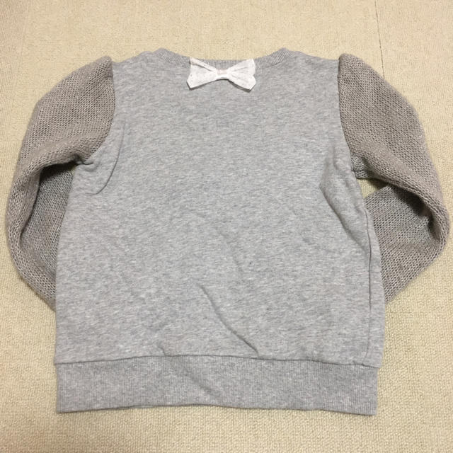 キッズ☆レース付きトレーナー☆ キッズ/ベビー/マタニティのキッズ服女の子用(90cm~)(Tシャツ/カットソー)の商品写真