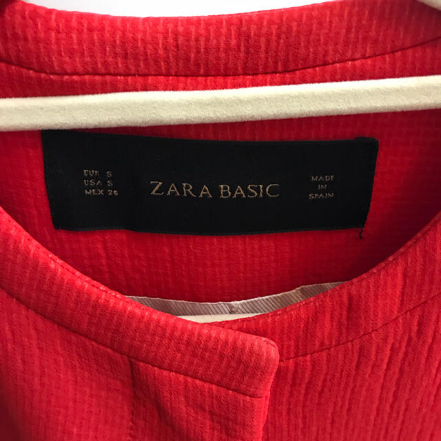 ZARA(ザラ)のザラ コート RED レディースのジャケット/アウター(ロングコート)の商品写真