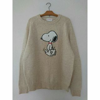 ピーナッツ(PEANUTS)のused PEANUTS SNOOPY スヌーピー ニット キャラクター(ニット/セーター)