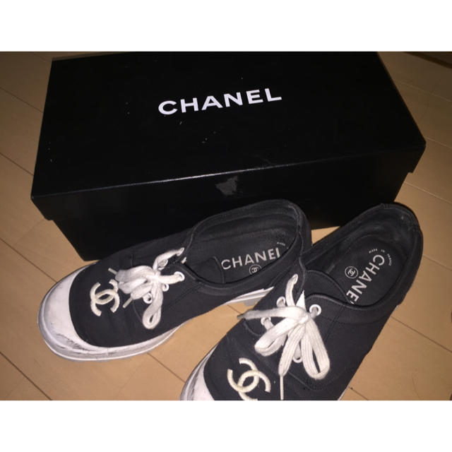 CHANEL - シャネル ヴィンテージ スニーカーの通販 by さや's shop ...