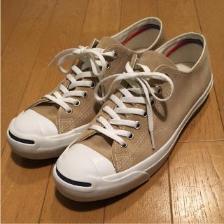 コンバース(CONVERSE)のconverse ジャックパーセル スエード ベージュ(スニーカー)