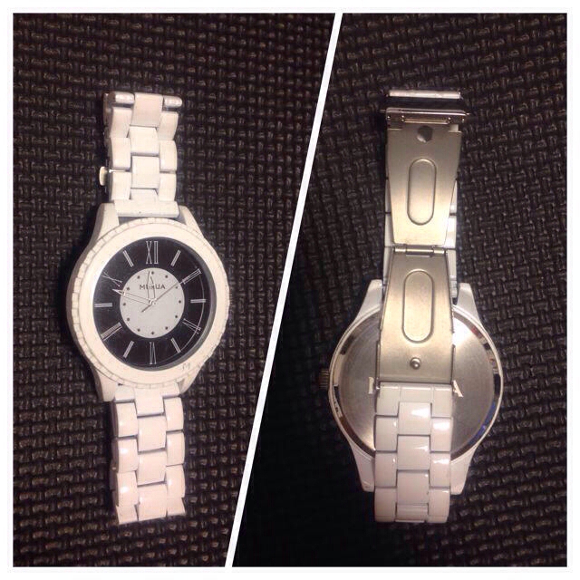 MURUA(ムルーア)のMURUAバイカラーウォッチ時計♡ レディースのファッション小物(腕時計)の商品写真