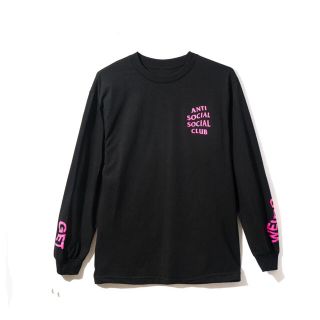 ステューシー(STUSSY)のL Anti social club GET WEIRDER ロンT アンチ(Tシャツ/カットソー(半袖/袖なし))