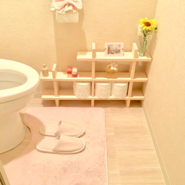 ✨送料込み✨ トイレシェルフ インテリア/住まい/日用品の収納家具(トイレ収納)の商品写真