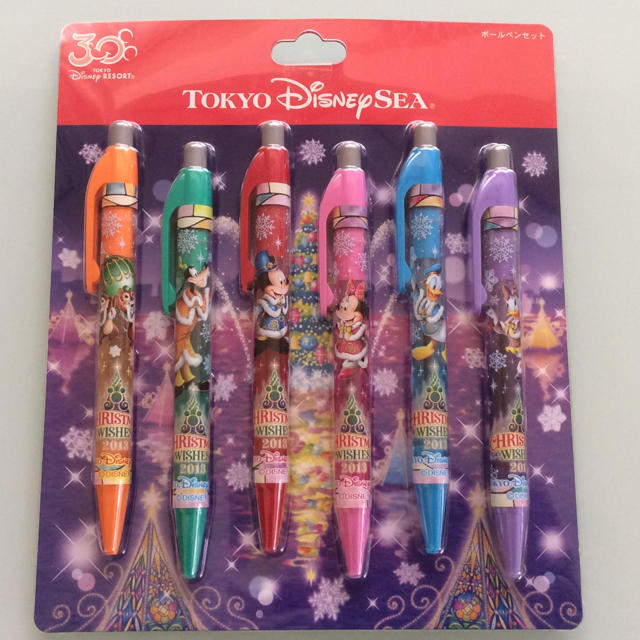 Disney Tds ディズニーシー クリスマス ボールペンセットの通販 By ペグ ディズニーならラクマ