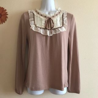 アクシーズファム(axes femme)のaxes♡  くすみピンク 重ね着風カットソー(カットソー(長袖/七分))