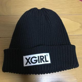 エックスガール(X-girl)のX-GIRL ニット帽 ビーニー(ニット帽/ビーニー)