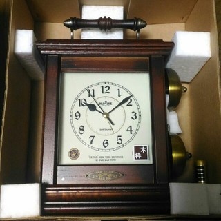 シチズン(CITIZEN)のOLD JOE 置き時計　クオーツクロック　アンティーク　リズム時計(置時計)