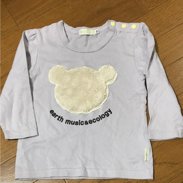 earth music & ecology(アースミュージックアンドエコロジー)のアース ロンT 100cm キッズ/ベビー/マタニティのキッズ服女の子用(90cm~)(Tシャツ/カットソー)の商品写真