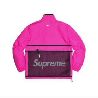 シュプリーム(Supreme)のNike×Supreme training jacket pink(希少XL)(ナイロンジャケット)