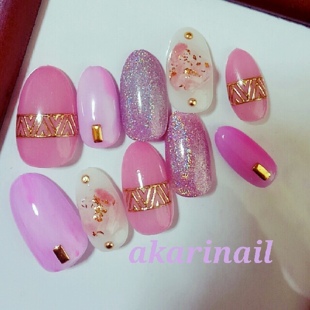 ピンクパープルの天然石ネイルの通販 By Akari S Shop ラクマ ピンクパープルの天然石ネイルの通販 By Akari S Shop ラクマ