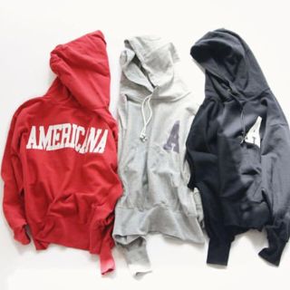 アメリカーナ(AMERICANA)の⭐️週末限定価格⭐️新品 AMERICANA フードスウェット (パーカー)