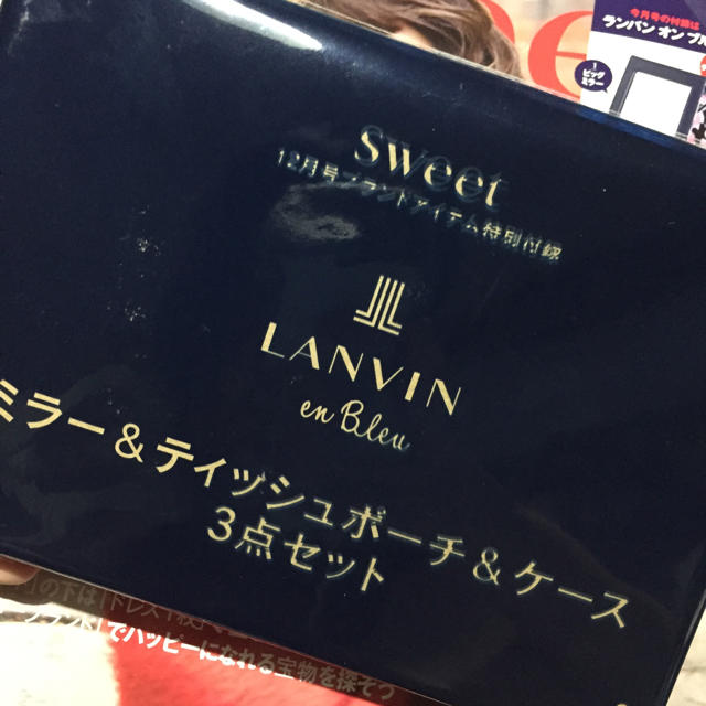 LANVIN en Bleu(ランバンオンブルー)のSweet もふもふ巾着&ティッシュケース レディースのファッション小物(ポーチ)の商品写真