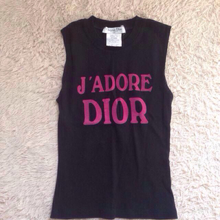 クリスチャンディオール(Christian Dior)のdiorノースリーブT 正規品(カットソー(半袖/袖なし))