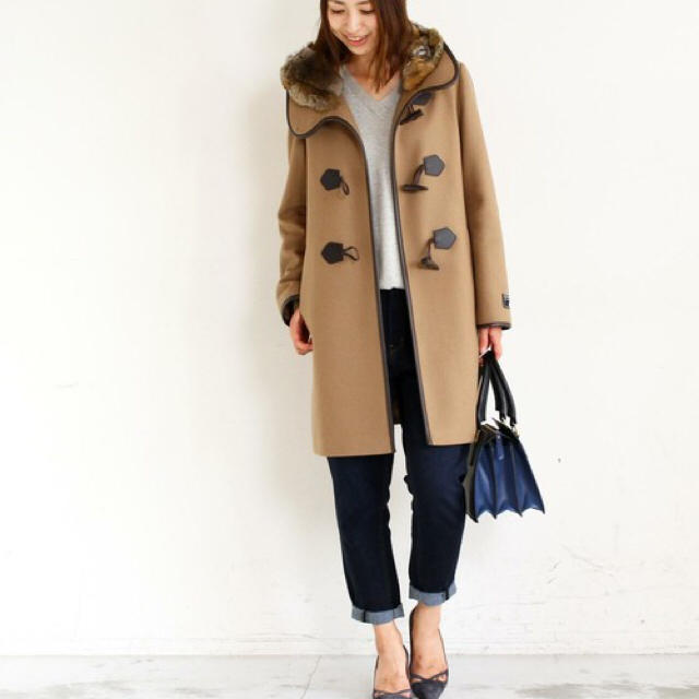 BEAUTY&YOUTH UNITEDARROWS BYメルトンファー コート - ダッフルコート