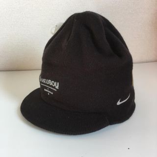 ナイキ(NIKE)のナイキ アンダーカバー Gyakusou ツバ付きニットキャップ ブラック (ニット帽/ビーニー)