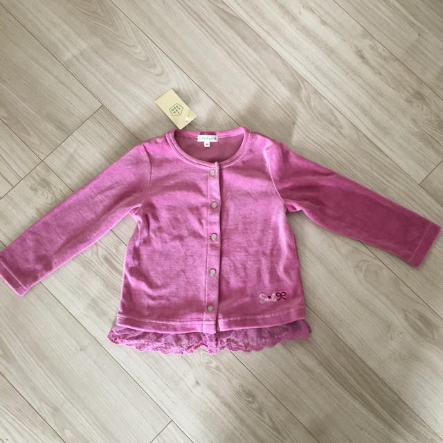 3can4on(サンカンシオン)のカーディガン キッズ/ベビー/マタニティのキッズ服女の子用(90cm~)(カーディガン)の商品写真