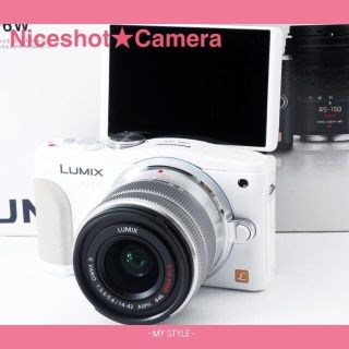 ❤️Wi-Fi搭載&自撮り❤️LUMIX ミラーレス一眼 GF6 ホワイト