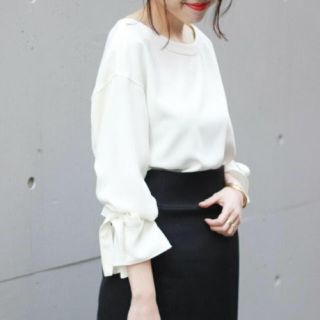 スピックアンドスパン(Spick & Span)のspick & span♡袖リボンブラウス(シャツ/ブラウス(長袖/七分))