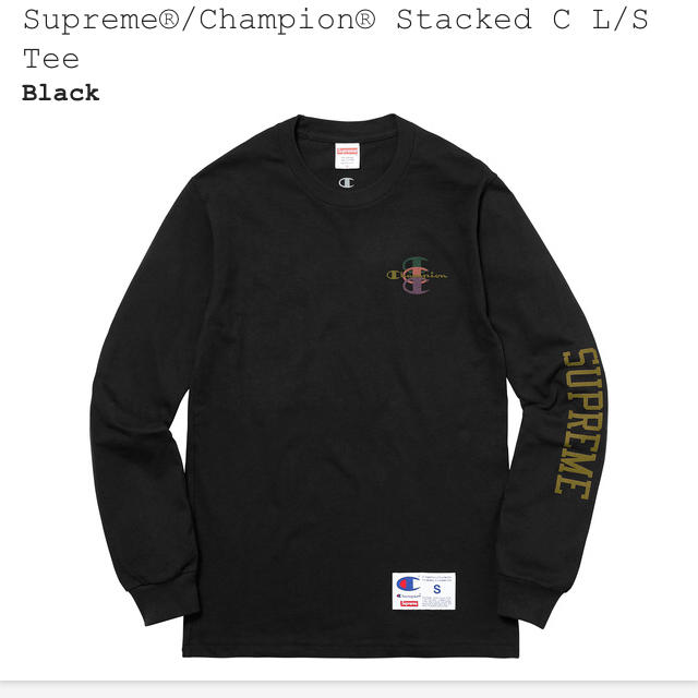 Supreme Champion Tee Black Sサイズ