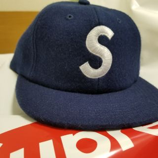 シュプリーム(Supreme)のSupreme Wool S Logo 6 Panel NAVY(キャップ)