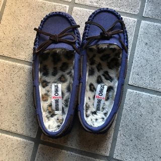 ミネトンカ(Minnetonka)のミネトンカ ファーモカシン レオパード(スリッポン/モカシン)