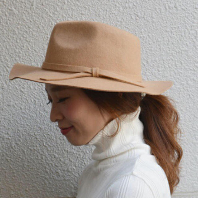 Khaju(カージュ)の新品未使用☆カージュ リボンフェルトハット☆ レディースの帽子(ハット)の商品写真