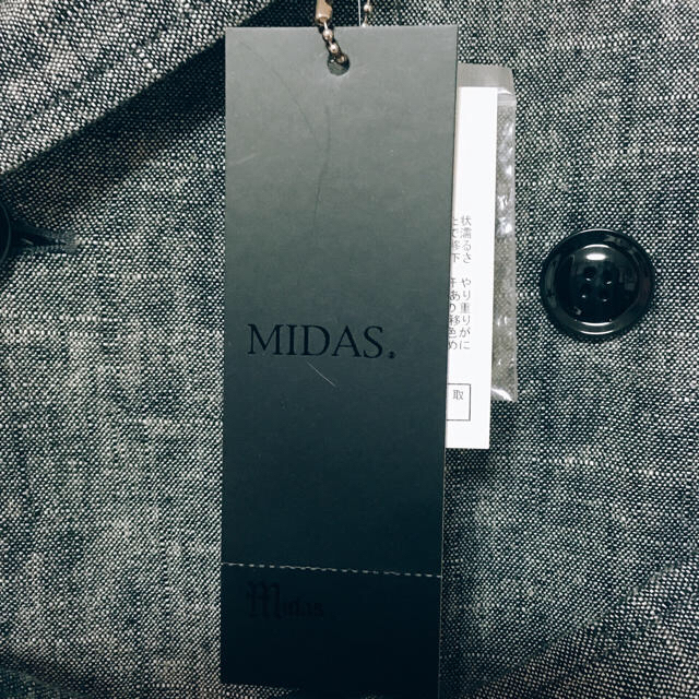 MIDAS(ミダス)の新品タグ付 MIDAS クリエイショントレンチコート メンズのジャケット/アウター(トレンチコート)の商品写真