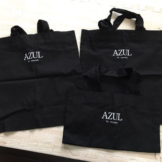 アズールバイマウジー(AZUL by moussy)の無言購入不可 未使用 AZUL ショップバッグ アズール 布 袋(ショップ袋)