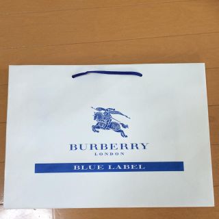 バーバリーブルーレーベル(BURBERRY BLUE LABEL)のバーバリーブルレショッパー袋美品(その他)