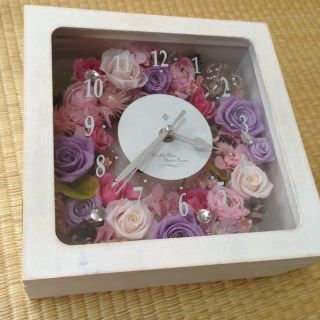 手作りフラワー時計(その他)