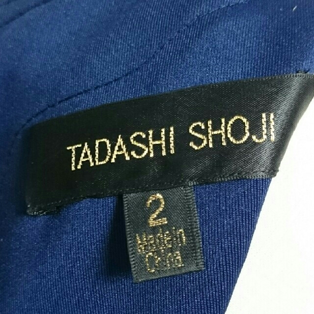 TADASHI SHOJI(タダシショウジ)のtadashi shoji レースワンピースドレス ネイビー ブルー レディースのワンピース(ひざ丈ワンピース)の商品写真