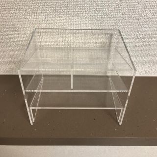 ムジルシリョウヒン(MUJI (無印良品))の無印 アクリル 小物ラック(小物入れ)