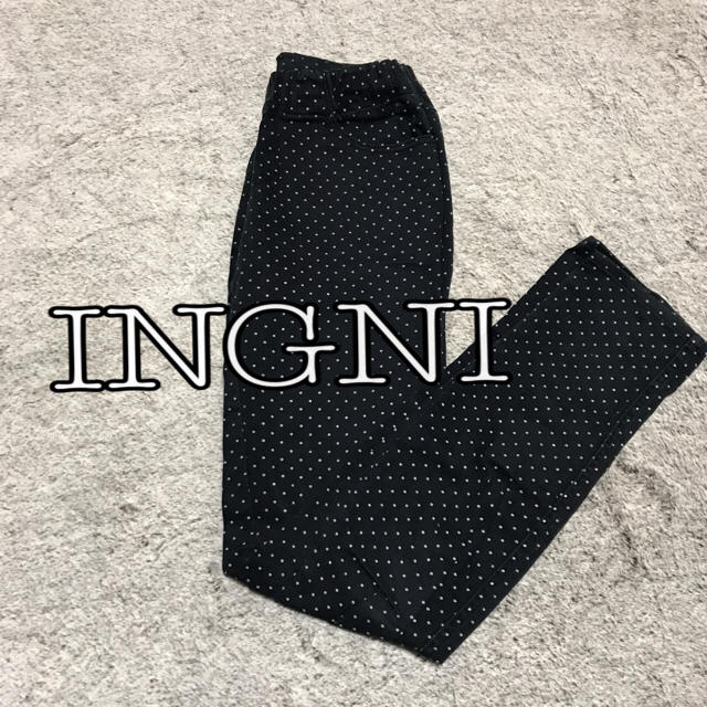 INGNI(イング)のINGNI♦︎ドット ストレッチ スキニーパンツ レディースのパンツ(スキニーパンツ)の商品写真
