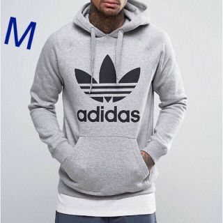 アディダス(adidas)のadidas パーカー グレー M(パーカー)