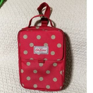 キャスキッドソン(Cath Kidston)の【あんず様専用】Cath Kidston　おむつポーチ　赤　水玉(ベビーおむつバッグ)