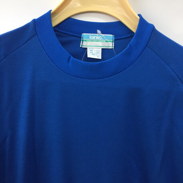 カラーTシャツ(長袖)4L  JP3000 5ブルー メンズのトップス(Tシャツ/カットソー(七分/長袖))の商品写真