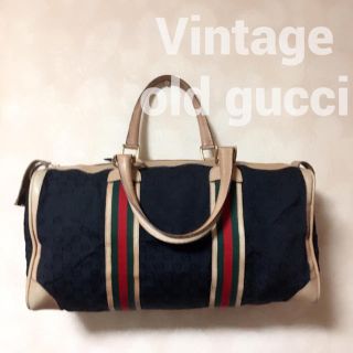 グッチ(Gucci)のオールドグッチ❁﻿シェリーライン ボストンバッグ(ボストンバッグ)