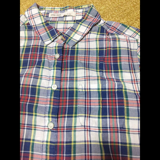 ehka sopo(エヘカソポ)の半袖チェックシャツ レディースのトップス(シャツ/ブラウス(半袖/袖なし))の商品写真