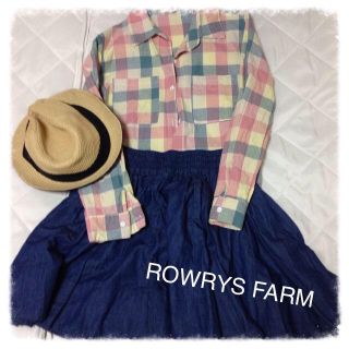 ローリーズファーム(LOWRYS FARM)のROWRYS FARMのデニムスカート(ミニスカート)