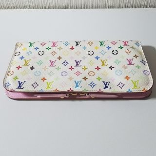 ルイヴィトン(LOUIS VUITTON)の美品♪ルイヴィトン 財布 ピンク マルチカラー(財布)