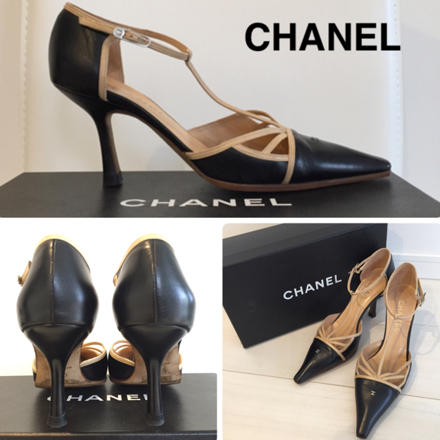 専用ページ 定価10.5万円 CHANEL シャネル パンプス ヒール