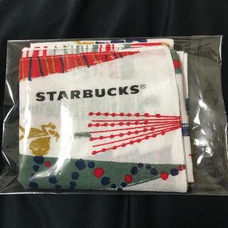 スターバックスコーヒー(Starbucks Coffee)のシュトーレンのハンカチ(ハンカチ)