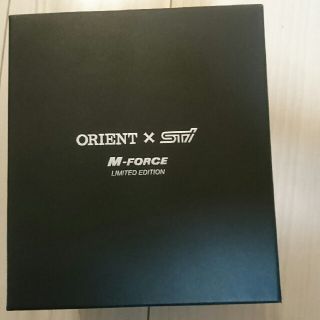 オリエント(ORIENT)のORIENT×STI M-FORCE 日本限定300本 新品未使用(腕時計(アナログ))